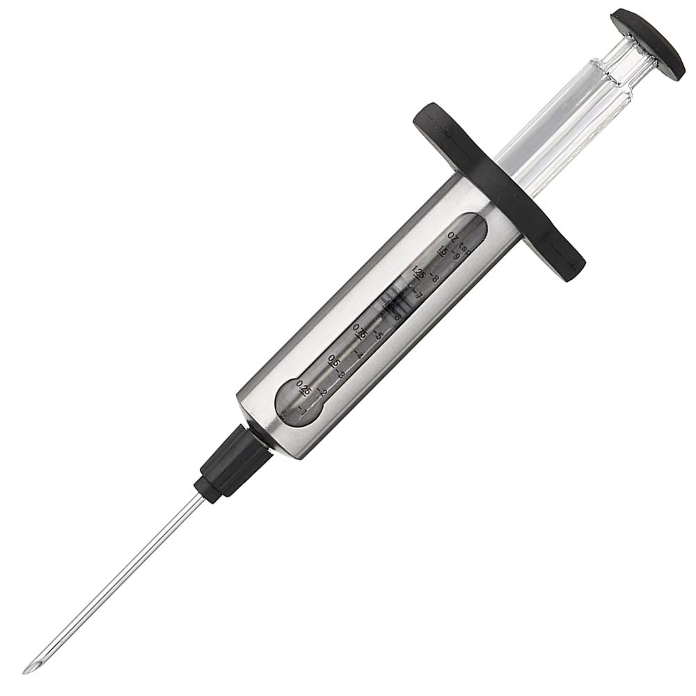 Pit Boss Stainless Steel Meat Marinade Injector Syringe And 2 Needles 67287(Pit Boss Stainless Steel Meat Injector 67287)
