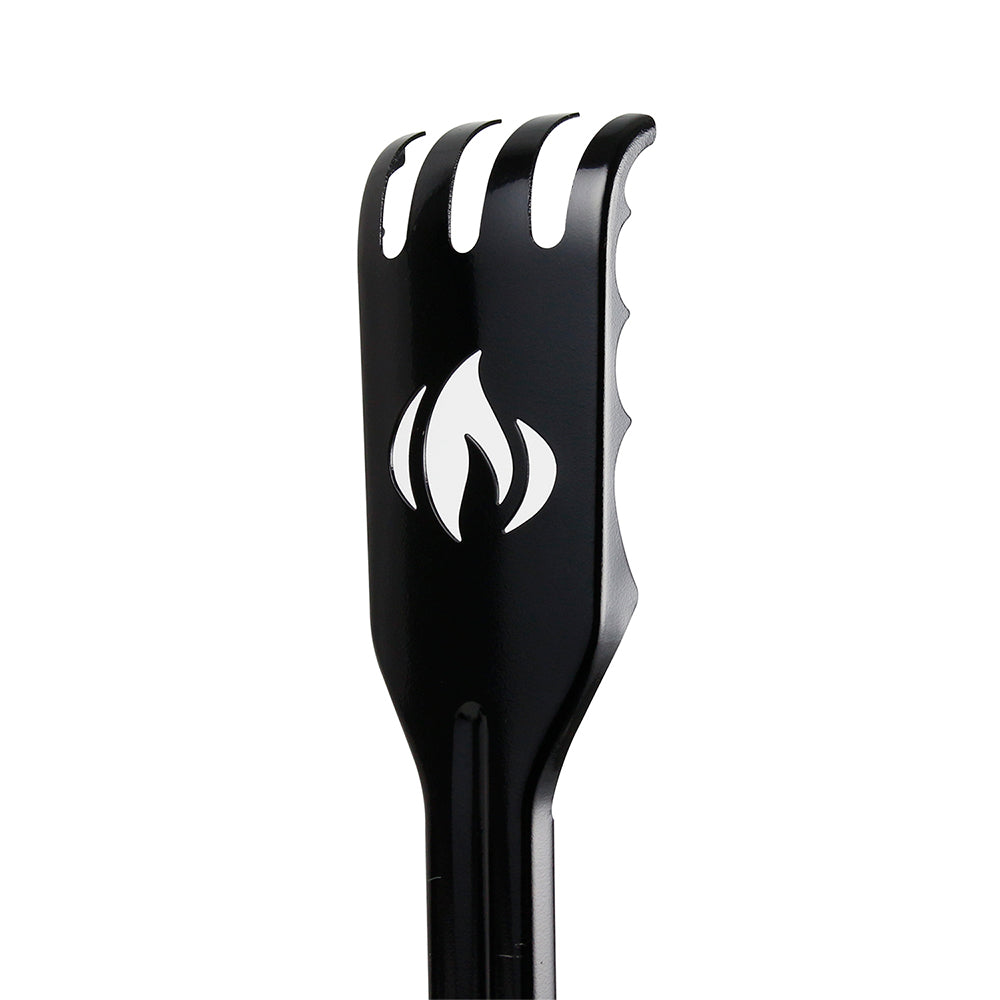  Napoleon Charcoal Rake & Tongs For Hot Charcoal W/ Grid Flipper & Wood Handles(Charcoal Rake Tongs)