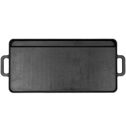  Pit Boss Cast Iron Griddle 14" X 28" Inch Reversible Non Stick 68008 14x28(Pit Boss Cast Iron Griddle 14 X 28 Inch Reversible Non Stick 68008 14x28)