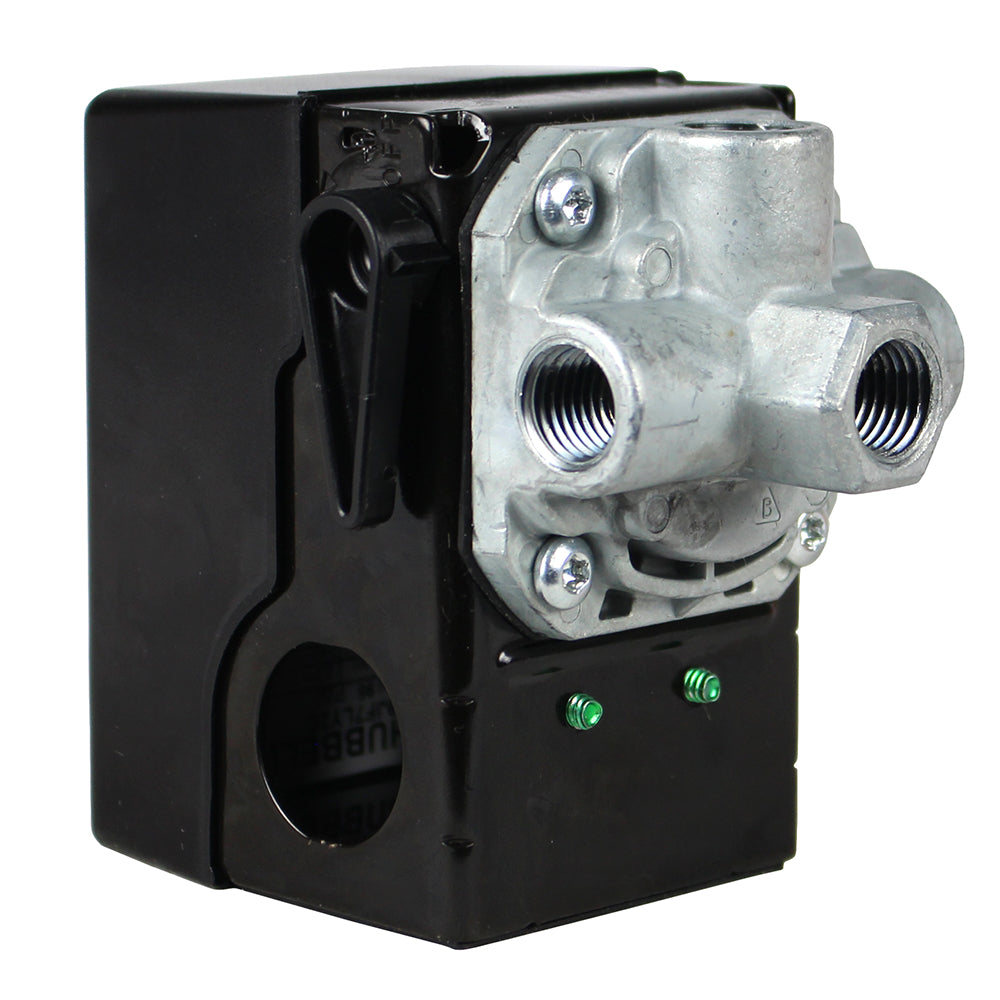  4 Port Hubbell 69JF7LY2C 95-125 PSI Air Compressor Pressure Switch(4 Port Hubbell 69jf7ly2c 95 125 Psi Air Compressor Pressure Switch)