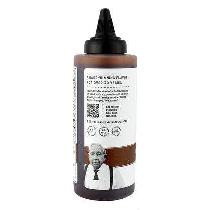  Kinder's Roasted Garlic BBQ Sauce Premium Handcrafted Gluten Free No HFCS 15.5oz(Kinders Roasted Garlic Bbq Sauce 15 5oz)
