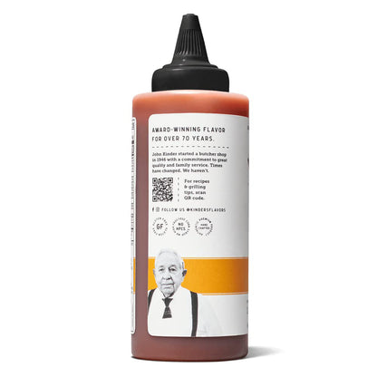 Kinder's Honey Hot BBQ Sauce Premium Handcrafted Gluten Free No HFCS 15.5 Oz(Kinders Honey Hot Bbq Sauce 15 5oz)