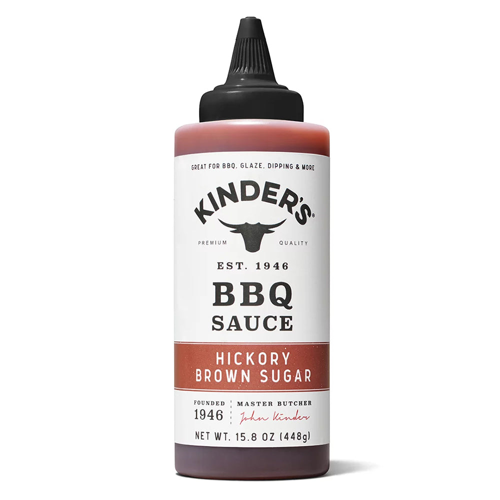  Kinder's Hickory Brown Sugar BBQ Sauce Handcrafted Gluten Free No HFCS 15.8oz(Kinders Hickory Brown Sugar Bbq Sauce 15 8oz)
