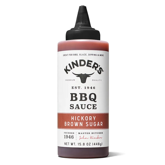  Kinder's Hickory Brown Sugar BBQ Sauce Handcrafted Gluten Free No HFCS 15.8oz(Kinders Hickory Brown Sugar Bbq Sauce 15 8oz)