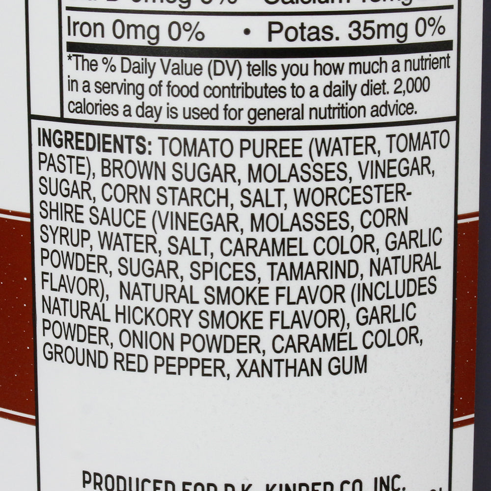  Kinder's Hickory Brown Sugar BBQ Sauce Handcrafted Gluten Free No HFCS 15.8oz(Kinders Hickory Brown Sugar Bbq Sauce 15 8oz)