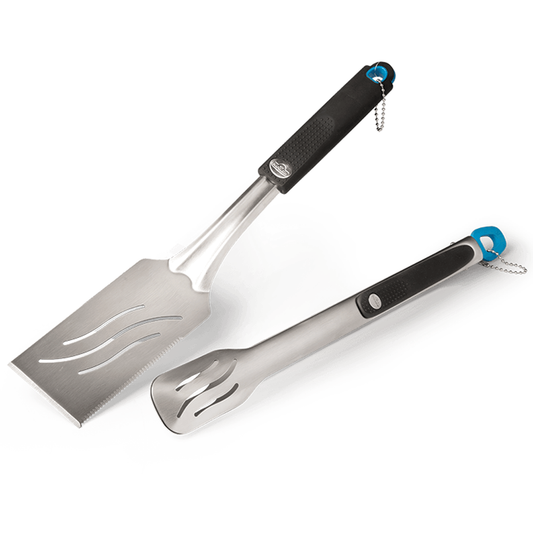  Napoleon 2 Piece Grilling Set Extra Long Spatula And Tongs Stainless Steel 70032(Napoleon 2 Piece Grilling Set Extra Long Spatula And Tongs Stainless Steel 70032)