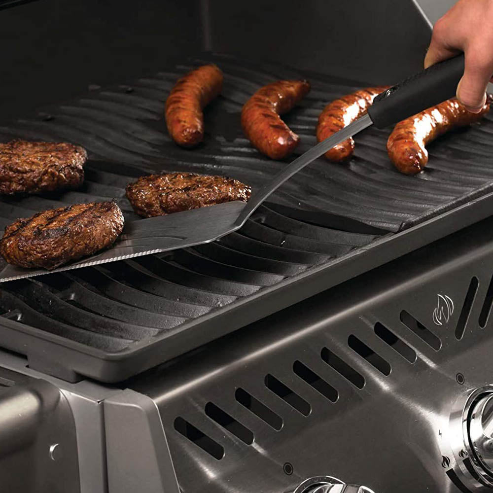  Napoleon 2 Piece Grilling Set Extra Long Spatula And Tongs Stainless Steel 70032(Napoleon 2 Piece Grilling Set Extra Long Spatula And Tongs Stainless Steel 70032)