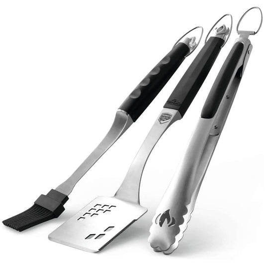  Napoleon Executive 3 Piece Tool Set Grilling Spatula Tongs Basting Brush 70036(Napoleon Executive 3 Piece Tool Set Grilling Accessories 70036)
