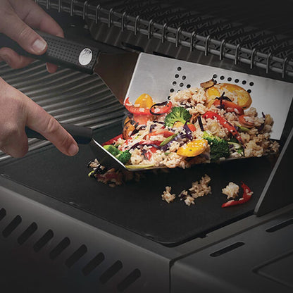  Napoleon 3 Piece Plancha BBQ Tool Set Stainless Steel Ergonomic Designs 70081(Napoleon 3 Piece Plancha Tool Set Bbq Kit Stainless Steel Ergonomic Spatula 70081)