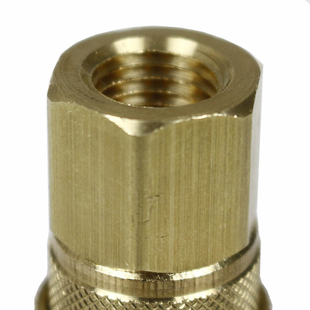  Milton 1/4" FNPT Female M-Style KWIK-CHANGE Coupler Brass 300 PSI Maximum 715BK(M Style Quick Coupler 1 4 Fnpt Milton 715bk)