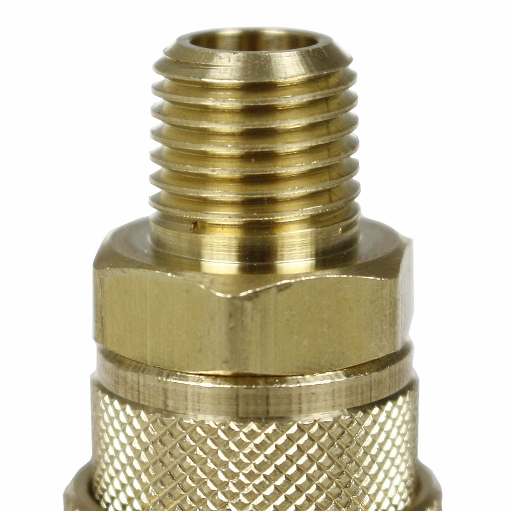  Milton 1/4" MNPT Male M-Style KWIK-CHANGE Coupler Brass 300 PSI Maximum 716BK(1 4 Mnpt Male M Style Kwik Change Coupler Brass Milton 716bk)