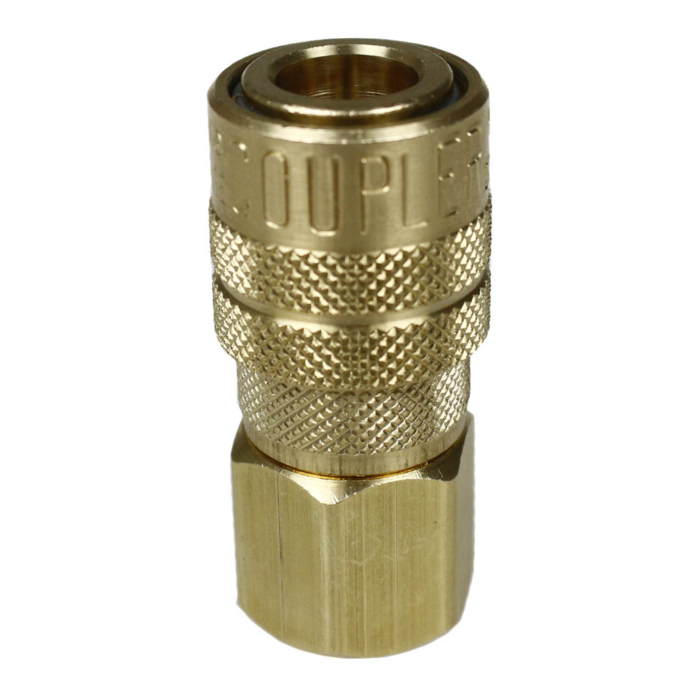  Milton M Style Coupler 3/8" Female NPT Brass Body Buna-N Seal 300 PSI Max 718(3 8 Fnpt M Style Coupler Brass Milton 718)