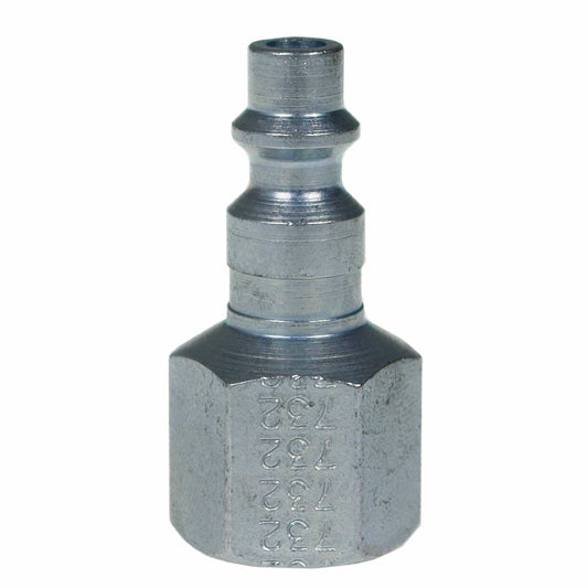  Milton 3/8" FNPT M-Style Plug Hardened Steel 300 PSI Max Pressure 40 SCFM 732(3 8 Fnpt M Style Plug Hardened Steel 300 Psi Max Pressure 40 Scfm Milton 732)
