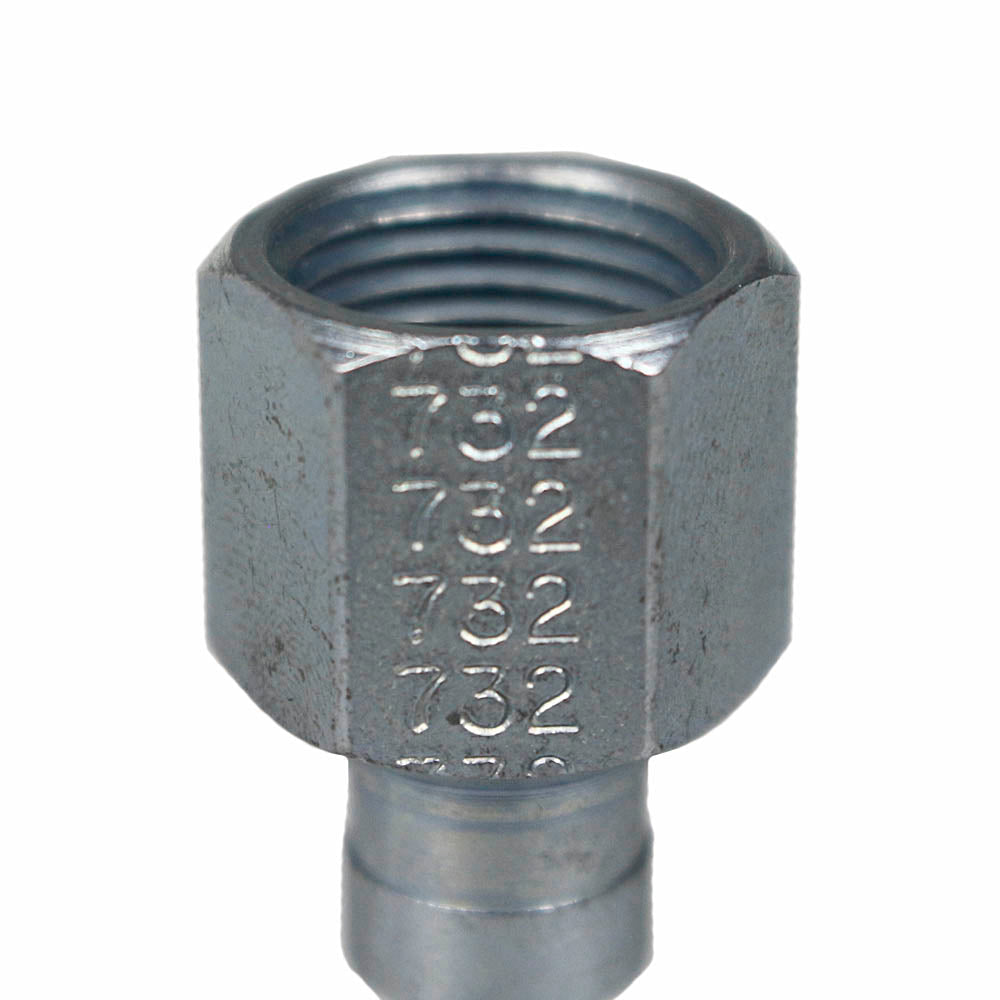  Milton 3/8" FNPT M-Style Plug Hardened Steel 300 PSI Max Pressure 40 SCFM 732(3 8 Fnpt M Style Plug Hardened Steel 300 Psi Max Pressure 40 Scfm Milton 732)