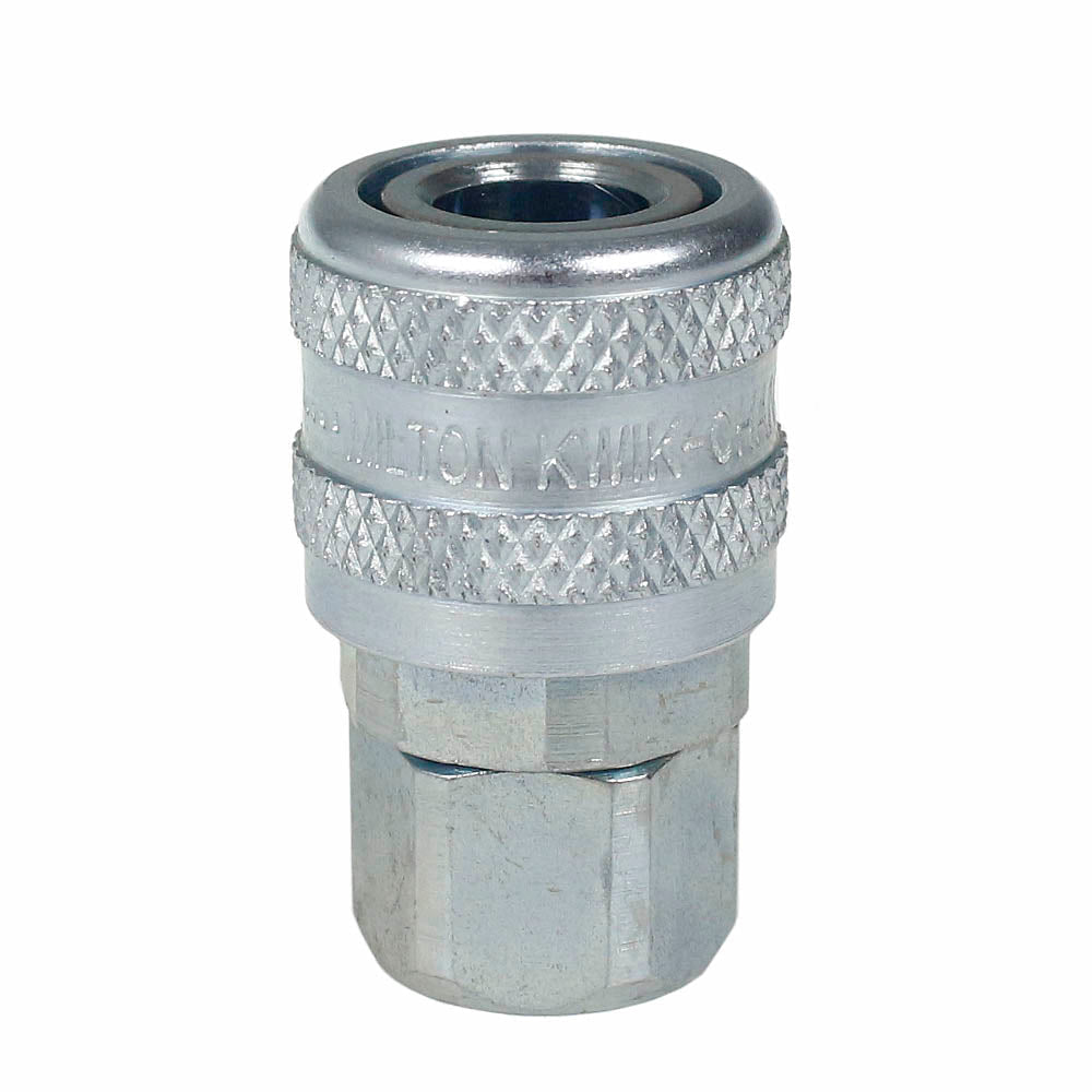  Milton 1/4" FNPT Female Push Type Coupler For A-Body Style Plugs 300 PSI Max 775(1 4 Fnpt Female A Body Coupler Milton 775)