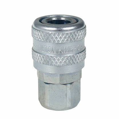  Milton 1/4" FNPT Female Push Type Coupler For A-Body Style Plugs 300 PSI Max 775(1 4 Fnpt Female A Body Coupler Milton 775)