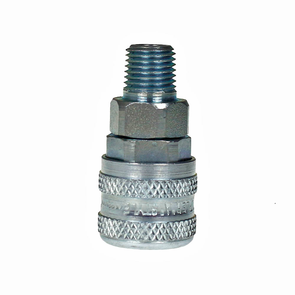  Milton 1/4" FNPT Female Push Type Coupler For A-Body Style Plugs 300 PSI Max 775(1 4 Mnpt Male A Style Coupler Steel 34 Scfm Milton 776)