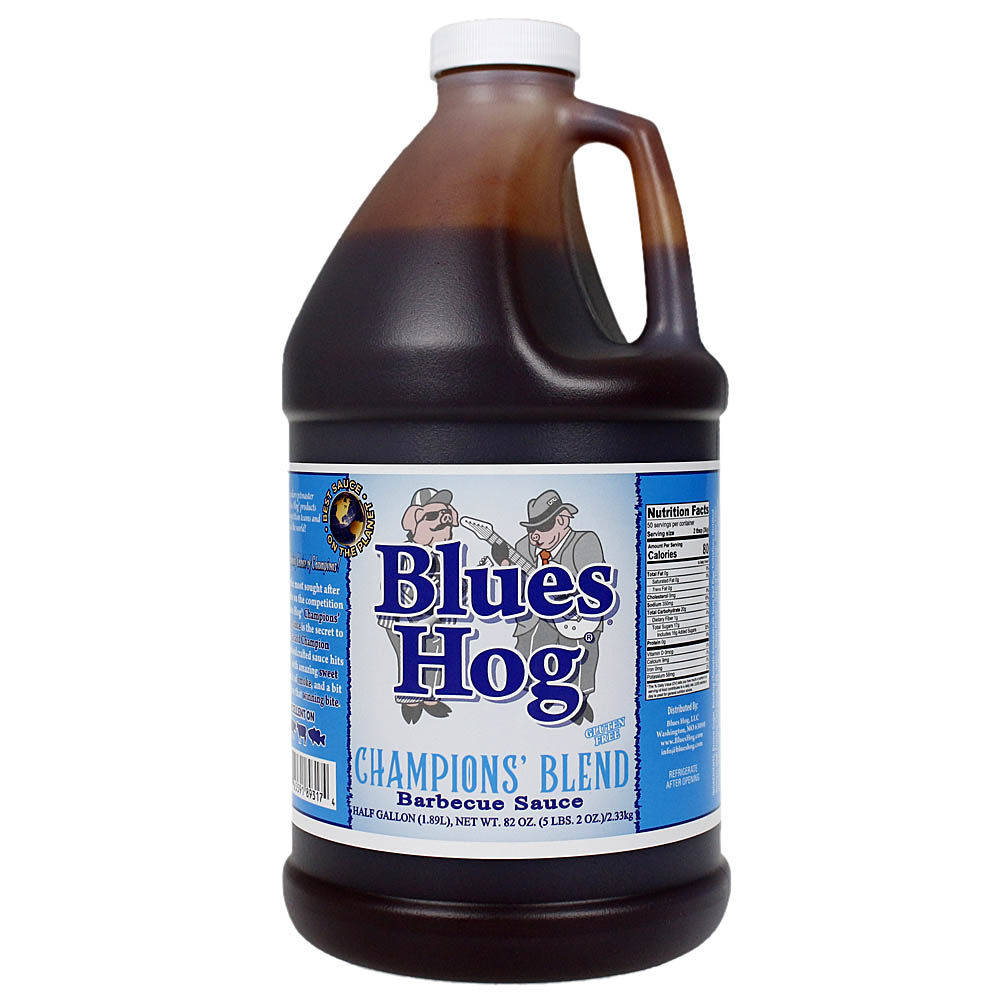  Blues Hog Champions Blend BBQ Sauce 82 Oz Marinade Sweet Heat Smoky Gluten Free(Blues Hog 64 Oz Championship Blend Bbq Sauce Or Marinade Sweet Heat Gluten Free)