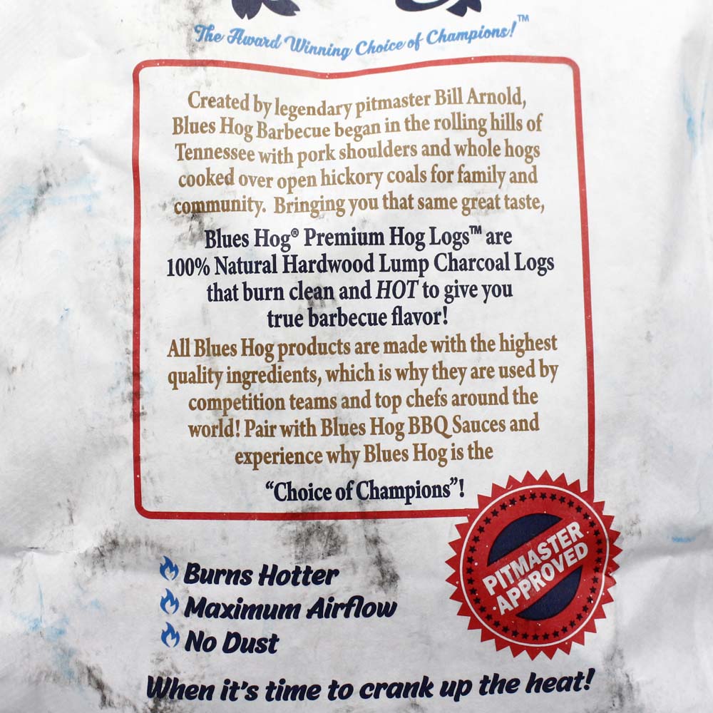  Blues Hog Charcoal Hog Logs 100% Natural Hardwood Lump Charcoal Logs 15.4 Lbs(Blues Hog Charcoal Hog Logs 100 Natural Hardwood Lump Charcoal Logs 15 4 Lbs)