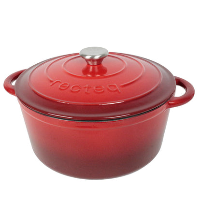  Recteq 6.8 QT Large Dutch Oven Enameled Cast Iron Ceramic Coated(Recteq Dutch Oven Large)