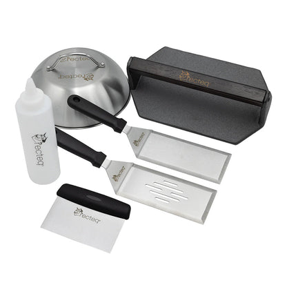  Recteq SmokeStone 600 Griddle Accessory Kit 6 Piece BBQ Tool Set Stainless Steel(Recteq Smokestone Accesory Kit)