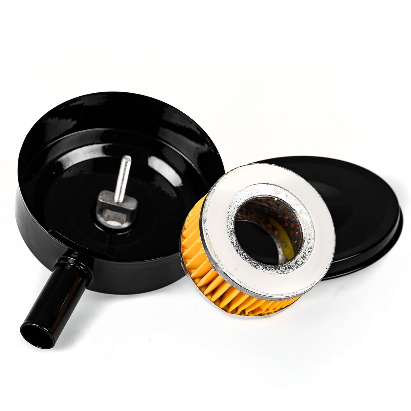 3/4" NPT Air Compressor Intake Filter Silencer Metal Housing And Element(3 4 Npt Air Compressor Intake Filter Silencer Metal Housing And Element)