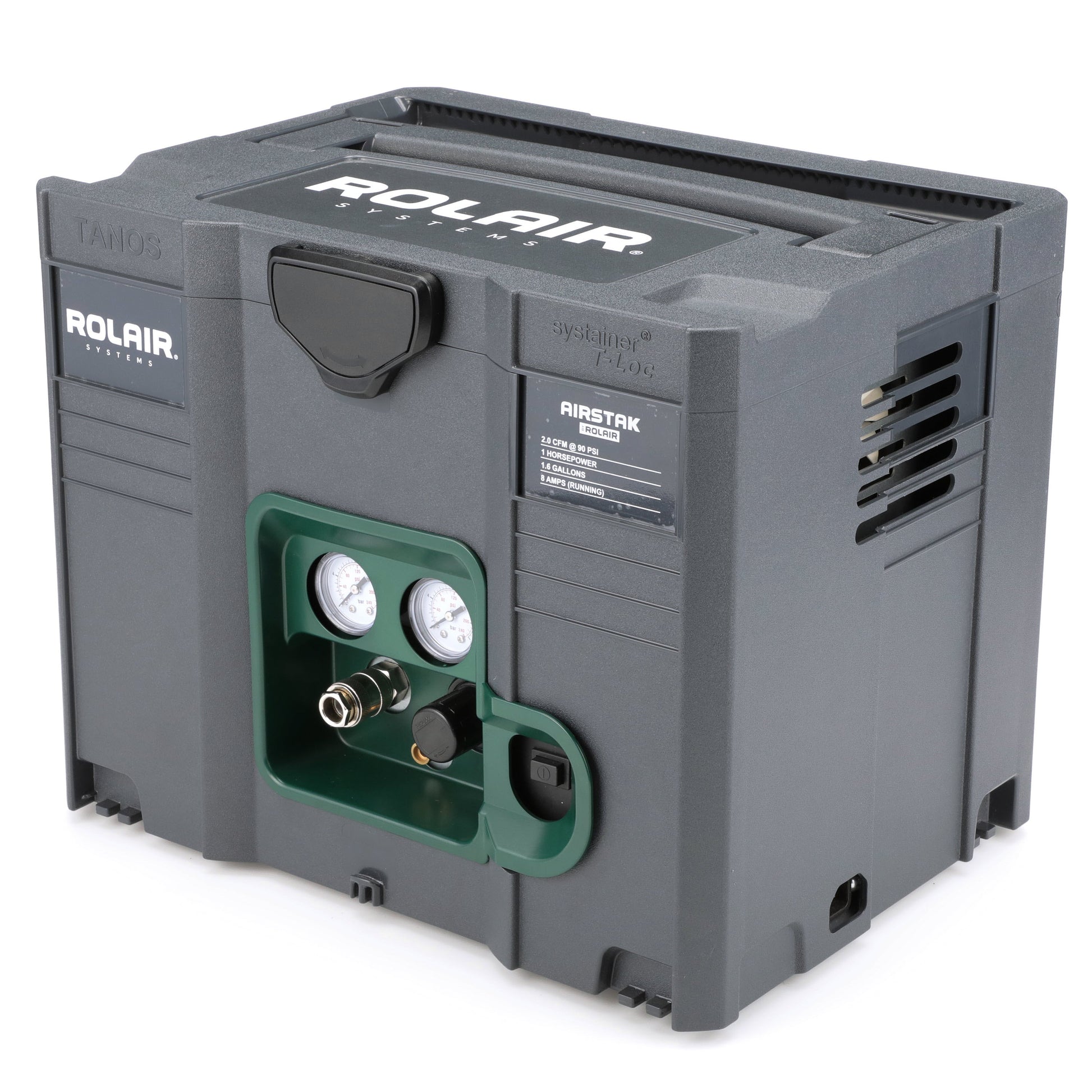  Rolair Airstak Portable Air Compressor 2 Cfm At 90 Psi Systainer T-Loc Case(Rolair Airstak Portable Air Compressor 2 Cfm At 90 Psi Systainer T Loc Case)