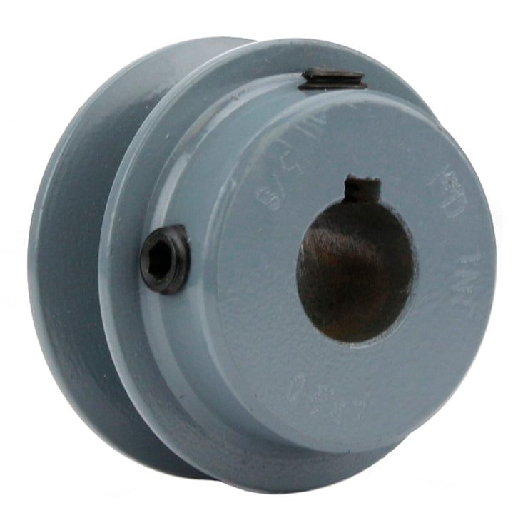  Cast Iron 2 " Single Groove Belt A Section 4L V Style For 5/8 " Keyed Shaft AK20-5/8(2 Cast Iron Single Groove Pulley A Belt 4l Style 5 8 Shaft)