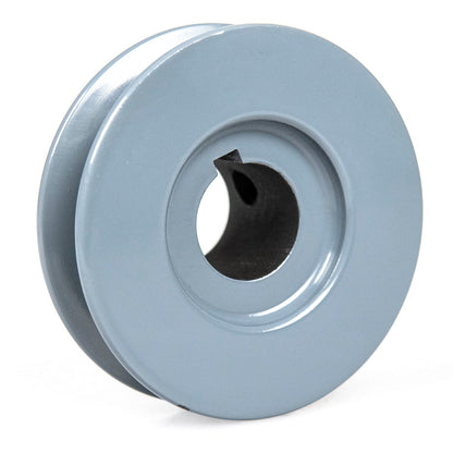  Cast Iron 2.5 " Single Groove V Style Section A Belt 4L For 3/4 " Shaft Pulley(2 5 Cast Iron 3 4 Shaft Pulley Sheave Single 1 Groove V Style A Belt 4l)