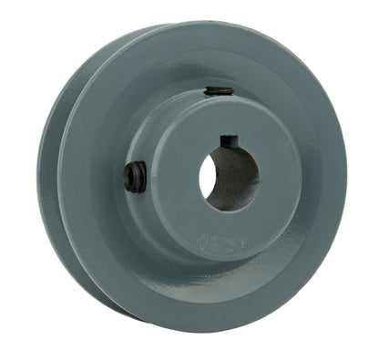  Masterdrive AK30-3/4 Cast Iron 3" Single Groove Pulley V Style Section A Belt 4L Fits 3/4" Shaft(3 Cast Iron Single Groove Pulley A Belt 4l Style 3 4 Shaft)