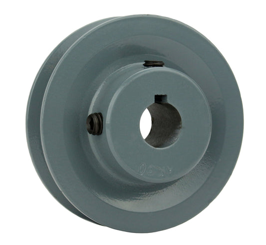  Masterdrive AK30-3/4 Cast Iron 3" Single Groove Pulley V Style Section A Belt 4L Fits 3/4" Shaft(3 Cast Iron Single Groove Pulley A Belt 4l Style 3 4 Shaft)