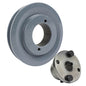  Masterdrive Cast Iron 4.5" Single Groove Pulley Belt A Section 4L With 3/4" Sheave Bushing AK46H(Cast Iron 4 5 Single Groove Belt A Section 4l Pulley W 3 4 Sheave Bushing)