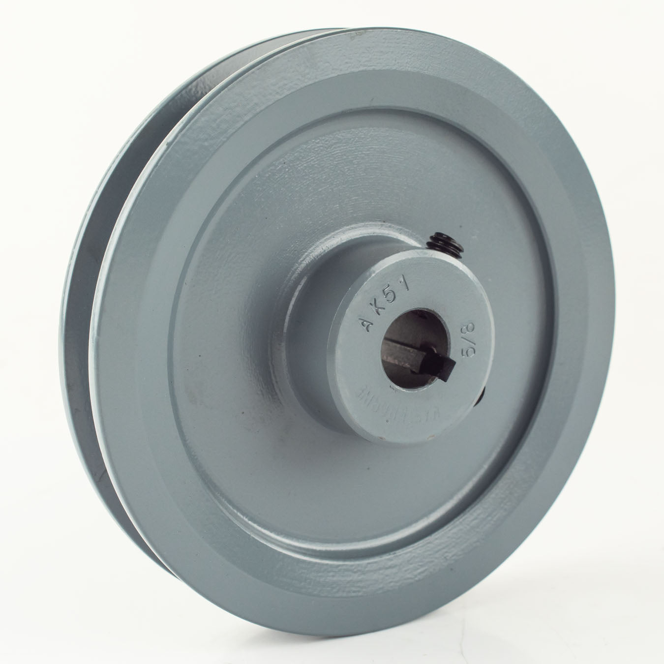 Masterdrive AK51-5/8 Cast Iron 5" Single Groove V Style A Belt 4L For 5/8" Shaft(5 Cast Iron Single Groove Pulley A Belt 4l Style 5 8 Shaft)
