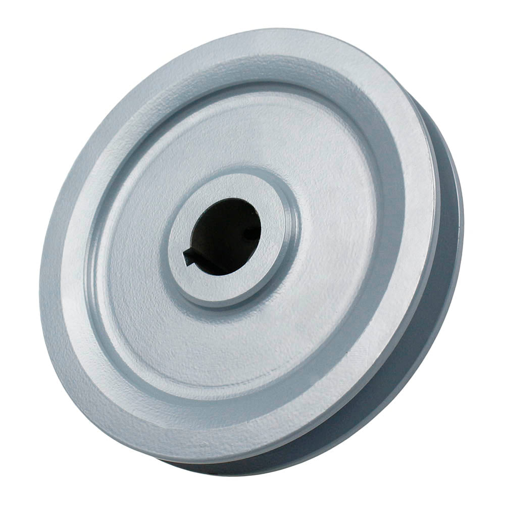  Cast Iron 4.95" Single Groove V Style A Belt 4L For 7/8" Shaft Pulley Sheave(4 95 Cast Iron 7 8 Shaft Pulley Sheave Single 1 Groove V Style A Belt 4l)