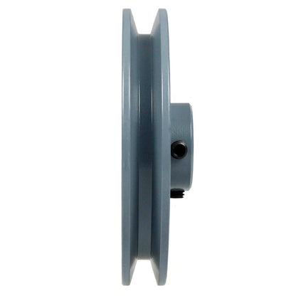  Cast Iron 4.95" Single Groove V Style A Belt 4L For 7/8" Shaft Pulley Sheave(4 95 Cast Iron 7 8 Shaft Pulley Sheave Single 1 Groove V Style A Belt 4l)