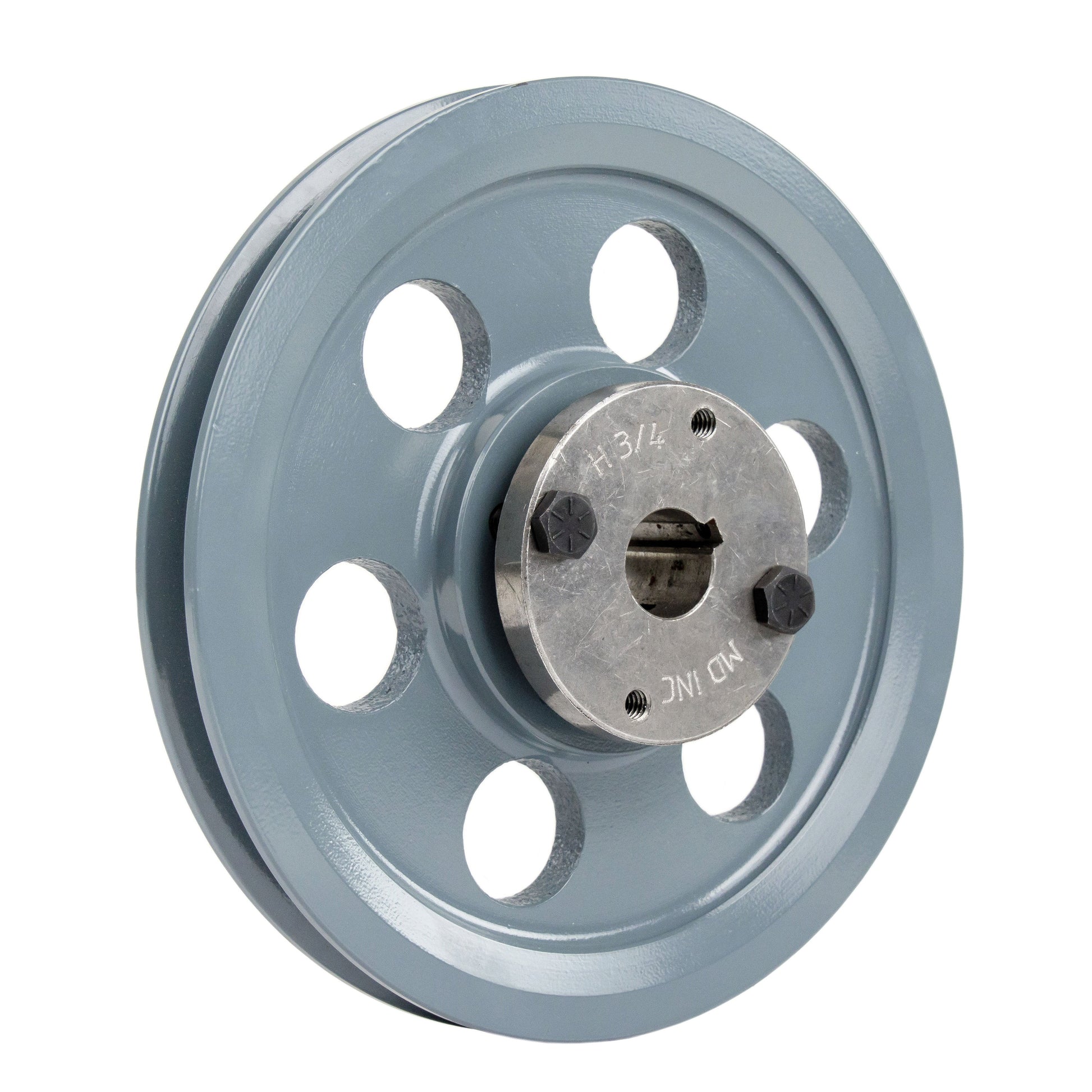  Masterdrive Cast Iron 6" Single Groove Pulley Belt A Section 4L With 3/4" Sheave Bushing AK61H(Cast Iron 6 Single Groove Belt A Section 4l Pulley With 3 4 Sheave Bushing)