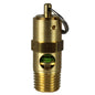  125 PSI 1/4" Male NPT Air Compressor Pressure Relief Safety Pop Off Valve Solid Brass(125 Psi 1 4 Male Npt Air Compressor Pressure Relief Safety Pop Off Valve Solid Brass)