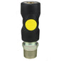  Prevost ASI061253 High Flow Safety Air Plug Coupler 1/2" MNPT(Prevost Aro Style Safety Air Plug Coupler Asi061253 1 2 Mnpt Male Prevo S1 New)