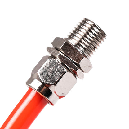  Premium 1/4" X 15' Air Compressor Coil Hose Polyurethane Coiled Swivel End Red(Premium 1 4 X 15 Air Compressor Coil Hose Polyurethane Coiled Swivel End Red)