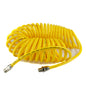  Premium 1/4" X 25' Air Compressor Coil Hose Spiral Polyurethane With Swivel End Yellow(Premium 1 4 X 25 Air Compressor Coil Hose Spiral Polyurethane With Swivel End Yellow)