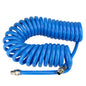  Coiled 3/8" X 25' Polyurethane Air Compressor Coil Hose Recoil AU-2067BL(Coiled High Quality 3 8 X 25 Polyurethane Air Compressor Coil Hose Recoil New)