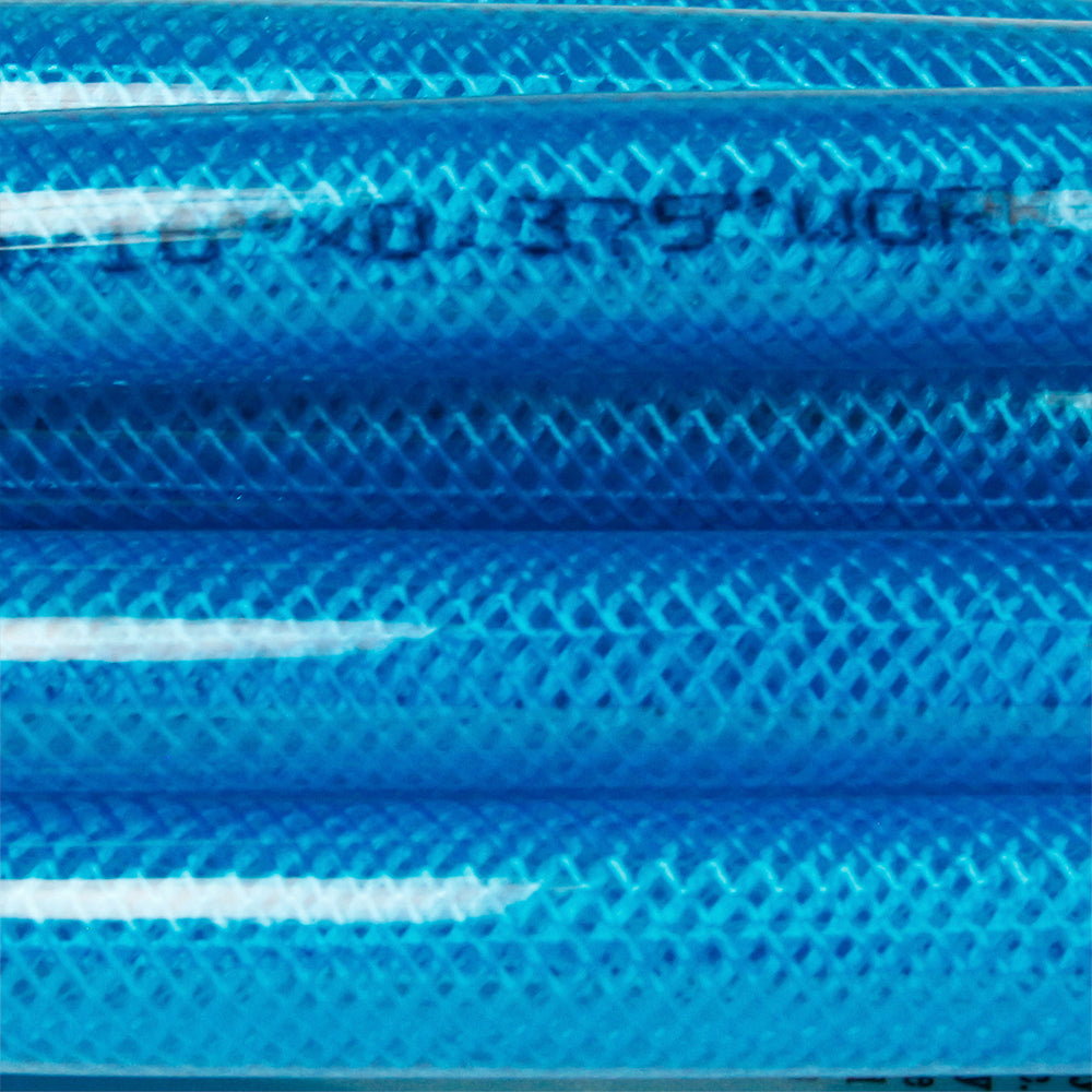  3/8 Inch Polyurethane Air Hose 1/4 Inch Male NPT Fittings 200 PSI 25 Feet Blue(3 8 X 25 Blue Air Hose)