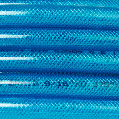  3/8 Inch Polyurethane Air Hose 1/4 Inch Male NPT Fittings 200 PSI 50 Feet Blue(3 8 X 50 Blue Polyurethane Air Hose)