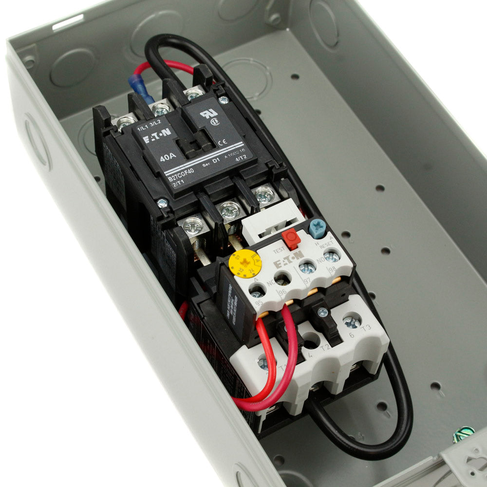  Eaton 7.5 Horsepower Single 1 Phase 230V Magnetic Starter B27CGF40B040 Motor Control(Eaton 7 5 Horsepower Single 1 Phase 230v Magnetic Starter B27cgf40b040 Motor Control)