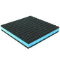  ﻿(1) Anti Vibration Pad 6x6 7/8" Isolation Dampener Blue Heavy Duty Audio HVAC(One New Industrial Anti Vibration Pad 6 X 6 X 7 8 Thick Blue Composite Center)