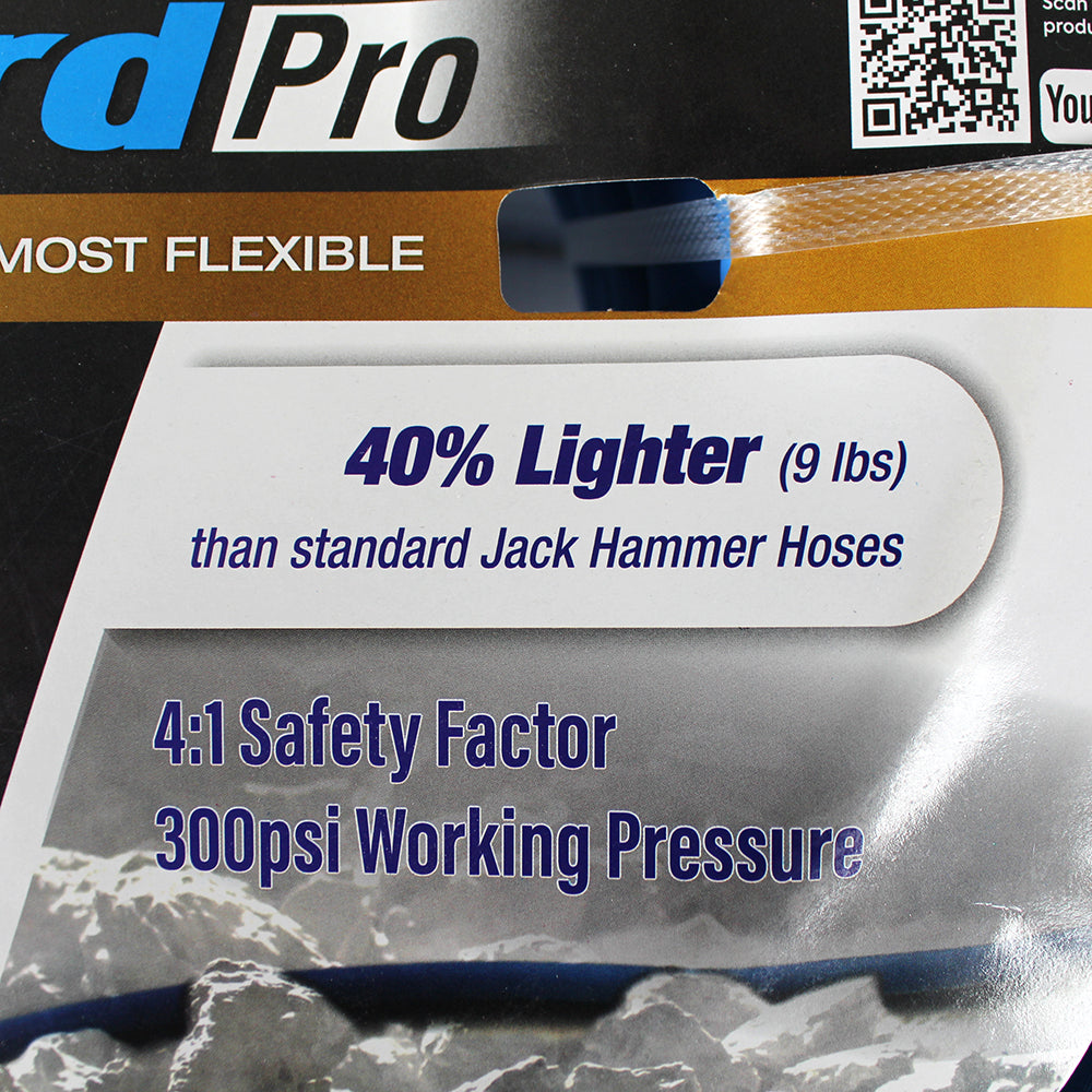  BluBird Pro Rubber Jack Hammer Air Hose Assembly 3/4" X 100' BBPROJH34100(Blubird Pro Rubber Jack Hammer Air Hose Assembly 3 4 X 100)