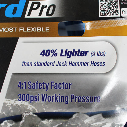  BluBird Pro Rubber Jack Hammer Air Hose Assembly 3/4" X 100' BBPROJH34100(Blubird Pro Rubber Jack Hammer Air Hose Assembly 3 4 X 100)