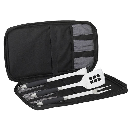 Messermeister 4 Piece Travel BBQ Set Barbecue 17" Fork Spatula Basting Brush BBQ-4S(Messermeister 4 Piece Travel Bbq Set Barbecue 17 Fork Spatula Basting Brush Bbq 4s)