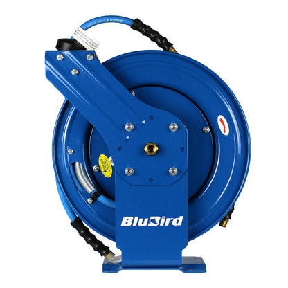  BluBird 3/8" X 50' Rubber Air Hose Reel Dual Arm Assembly BBRDA3850(Blubird Rubber Air Hose Reel Dual Arm Assembly 3 8 X 50)