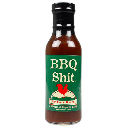 Big Cock Ranch BBQ Shit Barbecue Sauce Tangy Flavor BCR-BBQShit 14 Oz Bottle(Big Cock Ranch Bbq Shit Barbecue Sauce)
